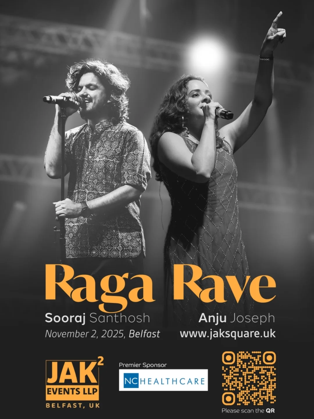 ✨ Experience an unforgettable night of music ✨Sooraj Santhosh & Anju Joseph will be performing